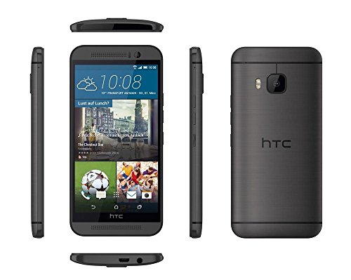 HTC One M9 - Smartphone libre Android (pantalla 5", cámara 20.7 MP, 32 GB, 3 GB RAM), gris oscuro