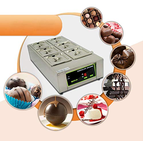 Huanyu Máquina de atemperar chocolate digital 1000-1500 W, calentador de fusión comercial/horno doméstico con capacidad de 8 kg/12 kg 12 KG Chocolate Capacity 6 rejillas.