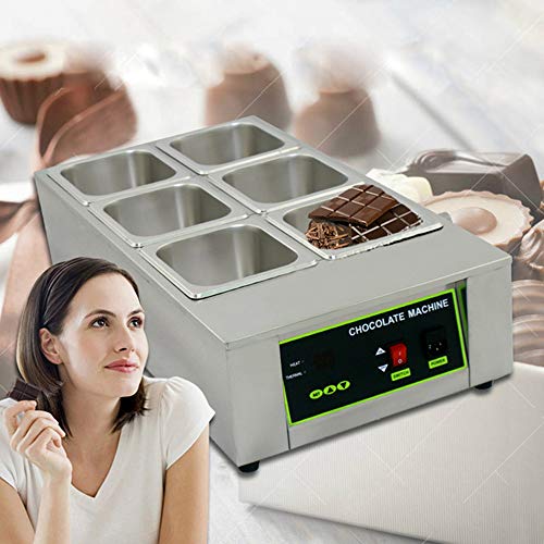 Huanyu Máquina de atemperar chocolate digital 1000-1500 W, calentador de fusión comercial/horno doméstico con capacidad de 8 kg/12 kg 12 KG Chocolate Capacity 6 rejillas.