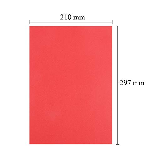 HUASUN Paper de Colores Papel para Papiroflexia A4 70gsm Papel de Impresión y Copiar Papel para Manualidades, DIY Decoración, Boceto, Papel de corte, 100 hojas 20 colores