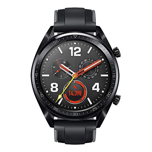 Huawei Watch GT Sport - Reloj (TruSleep, GPS, monitoreo del ritmo cardiaco), Negro