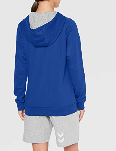 Hummel Hmlgo - Sudadera con Capucha para Mujer, Mujer, Sudadera con Capucha, 203517-7045, Azul auténtico., XX-Large