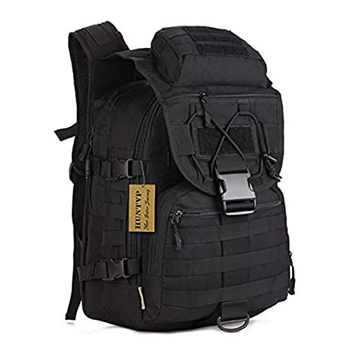 Huntvp Mochila de Marcha Impermeable Estilo Militar Táctical Mochila de Asalto Gran Bolsa de 40L para Las Actividades Aire Libre Senderismo Caza Viajar