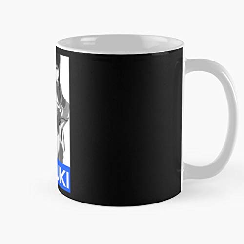 HUONGLILY Satsuki Otaku Ryuko Anime Ragyo Matoi Mako NUI Kiryuin Manga Mankanshoku La Mejor Taza de café de cerámica de mármol Blanco de 11 oz