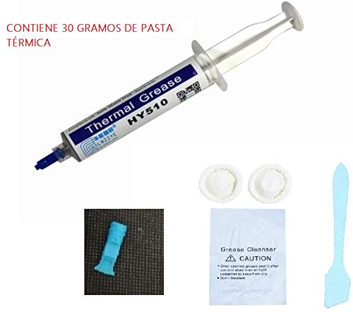 HY 510 (30 g) Pasta Termica para PS4 / Pasta termica procesador/Pasta térmica CPU Pasta termica PC ;Thermal Grease Pasta térmica Alta conductividad térmica, Eléctricamente no conductivo