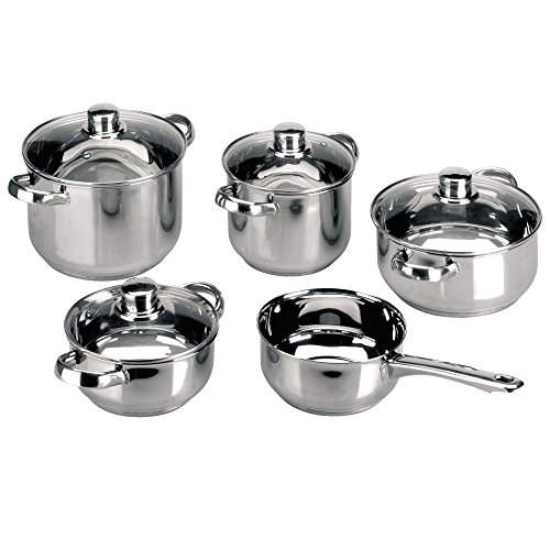 IBILI 000948/SL Batería de Cocina SILVERLINE Ref. 000948, INOX, 5 Piezas, Plata, 5 teile