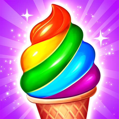 Ice Cream Paradise: Paraíso de helados - Nuevo y divertido juego de combinar 3