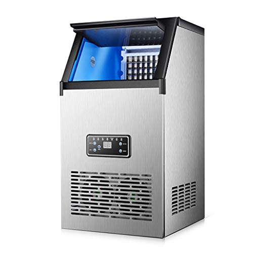 Ice Makers YX Máquina de Hielo Comercial Máquina de Hielo Industrial 12 Minutos Limpieza rápida de Hielo con un Solo botón, 60 kg / 24 h