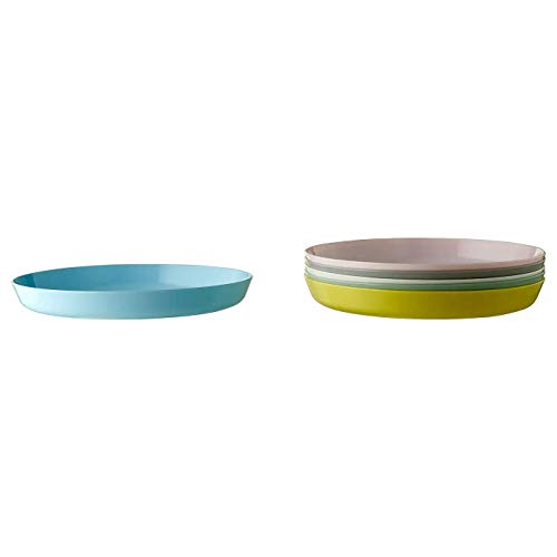 IKEA KALAS - Vajilla infantil (6 cuencos, 6 platos, 6 tazas), multicolor