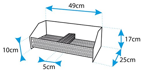 Imex El Zorro 71417 - Cesta Quemador de Pellet, 49 x 25 x 17 cm