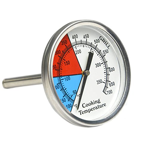 Indicador de temperatura termómetro profesional Onlyfire para horno, barbacoa, parrilla y similares, esfera de 53 mm