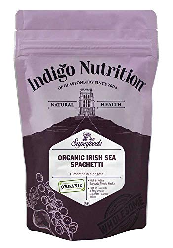 Indigo Herbs Espagueti de Mar Algas 50g Orgánicos - Irlandés Cosechado - Sea Spaghetti