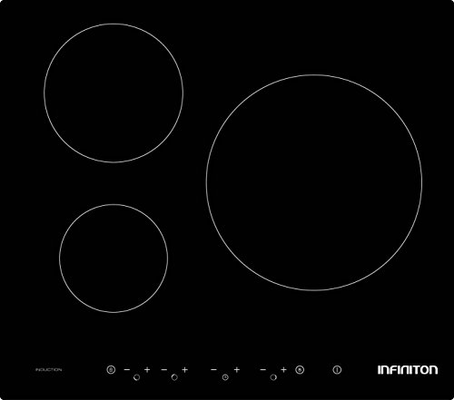 INFINITON PLACA DE INDUCCIÓN 316, 3 fuegos, función boost
