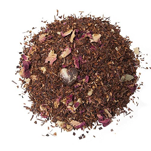 Infusión Rooibos Praliné Premium Sabor Dulce - Té Rooibos Praliné con trozos de Fresa Pétalos de Rosa Vitamina C - Té Digestivo/Infusión Digestiva - 100 gr