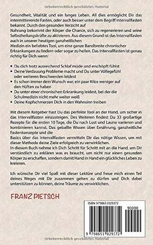 Intervallfasten für Frauen, für Männer, für Anfänger und auch Fortgeschrittene: 30 Intervallfasten (Kochbuch) Rezepte von Low Carb über gesunde Ernährung bis hin zum Thermomix Intervallfasten