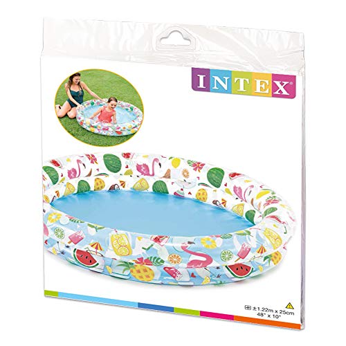 Intex 59421NP Piscina hinchable 2 aros, 150 litros, 122 x 25 cm