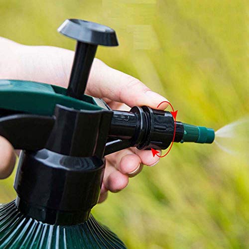 Iraza - Vaporizador de plantas, 2 l, vacío, regadera de jardín, a presión, vaporizador, planta, interior de plástico, regadera de botella, boquilla ajustable con 2 modos de riego para plantas, flores