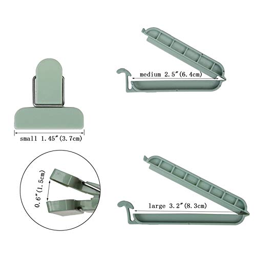 iwobi 36 PCS Pinzas de Cierre en Bolsas, Clips Cierre Bolsas, Pinzas de Almacenamiento de Comida Casera, Herramientas de Almacenamiento de Alimentos del sellador del hogar de la Cocina