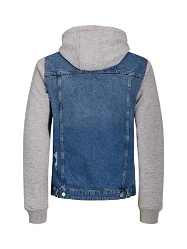 Jack & Jones Jjialvin Jjjacket AKM 074, Chaqueta de Jean Hombre, Mezclilla Azul, L