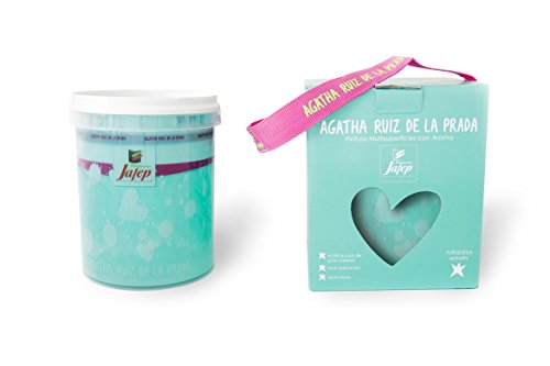 Jafep 24762031 Esmalte acrílico, Azul Turquesa (Estrella), 750 ml