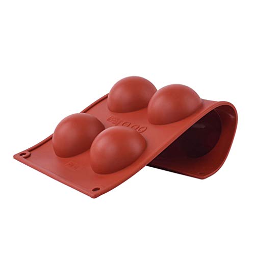 JasCherry Forma de Esfera Moldes de Silicone - Premium Antiadherente Moldes para Tartas, Repostería, Bizcocho, Gelatina, Jabón, Muffin, Pudín #7