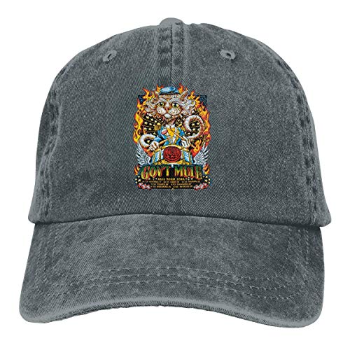 JDHFJ Casquette Ajustable Gov 't Mule Fall Tour Retro Lavado teñido, Sombrero, Gorra de Vaquero Lisa, Gorra de béisbol