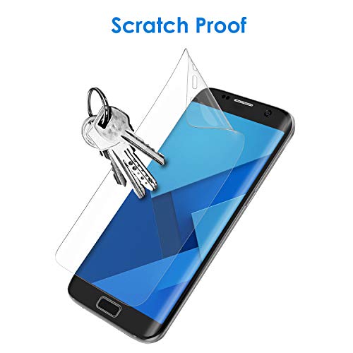 JETech Protector de Pantalla para Samsung Galaxy S7 Edge, Cubierta Completa, Transparentes, 2 Unidades