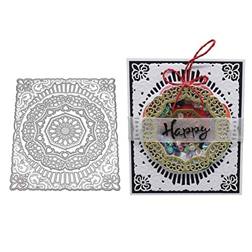 JiaMeng Plantillas para Estarcir con Forma DIY Scrapbooking Gofrado Troquelado Kit Almohadilla de Papel Dies Corte en Relieve Grabado Pintar Paredes Dise?o