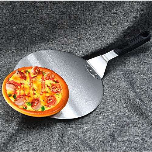 JICCH Pala de Pizza Pala para Pizza con Bordes Redondeados,Utensilios para Hornear Pizza con Mango Largo,Ideal también para extraer el Pan del Horno