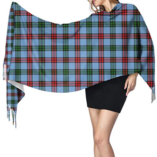 JJsister Bufandas de Mujer,Bufanda Chales para Mujer, Winter Warm Wrap Shawl Essex County Tartan Print Scarves Blanket Scarf For Women Men