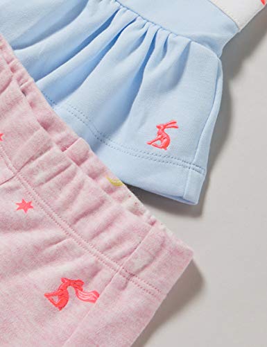 Joules Olivia Conjunto de Playeras para bebés y niños pequeños, Blue Unicorn, 6-9m