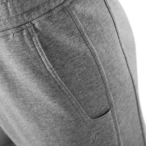 Joy Sportswear Nigel - Pantalón de chándal para hombre de mezcla de algodón de fácil cuidado, cómodo para el tiempo libre, correr, deporte en el gimnasio, etc. Talla normal, 50, titanio melange