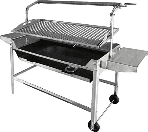 JR BALUJA - Barbacoa Acero Inox.112x110x43 cm