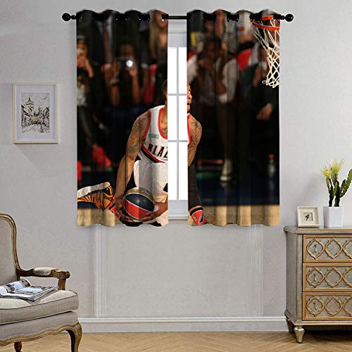 Juego de 2 cortinas perforadas DRAGON VINES Da-mian-li-llard-slam-dunk decoración para fiestas de bodas (55 x 72 cm)