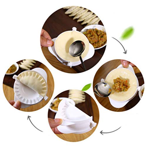 Juego de 5 Accesorios para Empanadillas Prensa de la Pasta Moldes de Ravioli - Utensilio de Cocina para Hacer Pirogi, Gyoza, Repostería Manual de Pasteles Uso #14