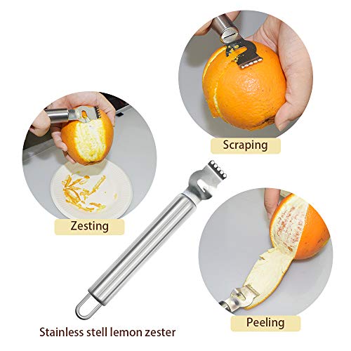 Juego de herramientas 4 en 1 para frutas, Apple Corer, limón, cuchillo para tallar frutas, bailarina de sandía, 4 piezas de acero inoxidable de grado alimenticio