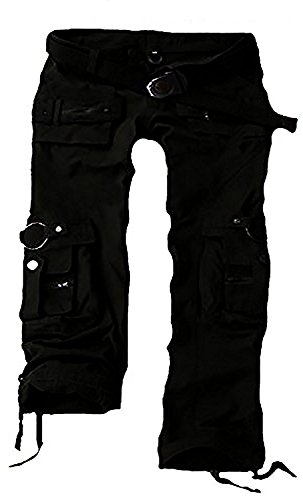 Juicy Trendz Mujeres Pantalones Ejército Militar Señoras Casual Carga Pantalones