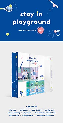 JYP Entertainment Stray Kids - Juego de cartas fotográficas (DVD+Pre-Order Benefit+On Pack y extra)