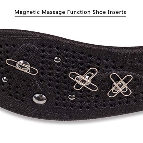 Kalak Plantillas de masaje magnético Puntos de acupuntura Zapatillas de masaje Cojines transpirables Olor de pies Ortesis de calzado ortopédicas (Talla de hombre: EUR 40-46,5)