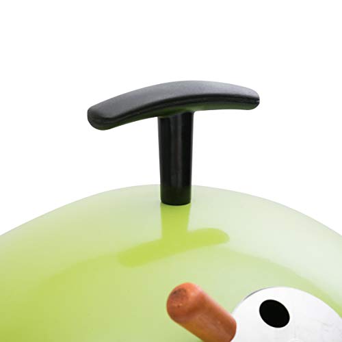 Kamino BBQ Mini-bola BBQ con tres patas, Barbacoa para acampar con mini parrilla de acero y sistema de admisión de aire, color verde, Ø aprox. 32 cm, Altura aprox. 42 cm