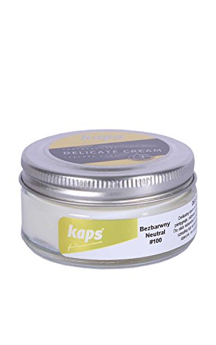 Kaps Crema para El Cuidado del Calzado, Cuidado Intensivo Y Nutritivo del Cuero, Delicate, 70 Colores (107 - amarillo)