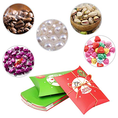 KATELUO 24 Piezas Cajas de Regalo,cajitas para Caramelos,cajitas Regalo comunion,Cajas para Galletas Adecuado para Navidad, Fiesta, decoración de Regalos.