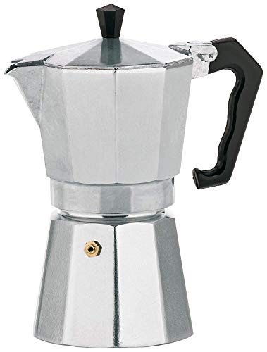 kela 10590 cafetera Italiana Aluminio - Cafeteras Italianas (Aluminio, 3 Tazas, Aluminio, 130 mm)