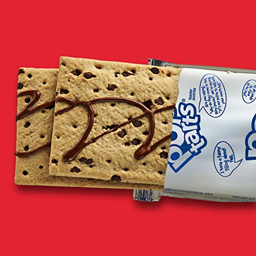 Kelloggs Pop Tarts con Pepitas de Chocolate, Relleno de Chocolate Negro y Glaseado - 8 Unidades