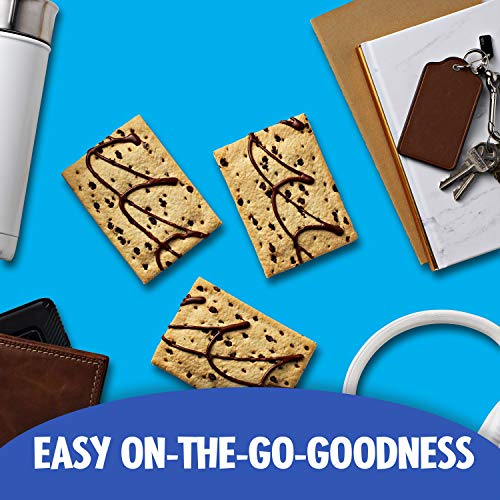 Kelloggs Pop Tarts con Pepitas de Chocolate, Relleno de Chocolate Negro y Glaseado - 8 Unidades