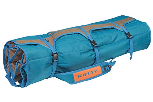 Kelty Low Love Seat Silla de camping, Deep Lake/Fallen Rock - Silla plegable portátil para festivales, Camping y días de playa - Actualizado modelo 2019