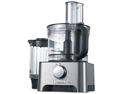 Kenwood MultiproClassic - Procesador de alimentos familiar, 1000 W, 3 litros, velocidad variable, color metal