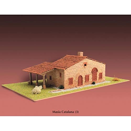 Keranova- Kit de cerámica Masía Catalana 3, Color marrón (30206) , color/modelo surtido