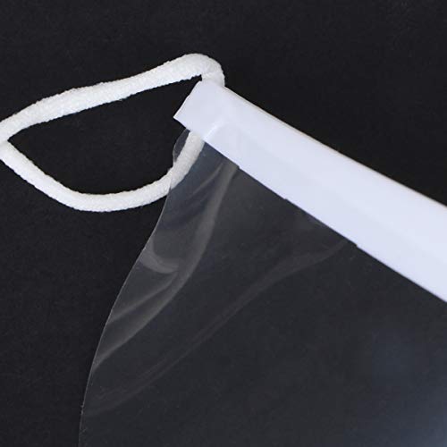 KESYOO 20 Piezas Cubierta de Boca Sanitaria Transparente para Restaurante Cocina Salón Sonrisa Escudo Cubierta Tanto para Hombres Mujeres