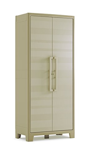 Keter Gullivert Armario Alto, Beige/Arena, 80x44x182 cm